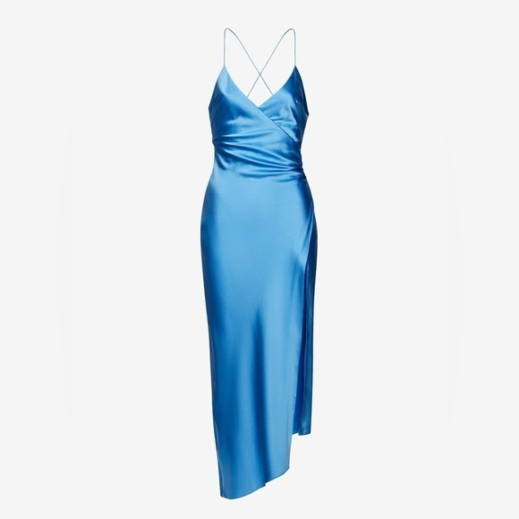 NWT SER.O.YA Emma Silk Dress Marina M - Picture 6 of 13